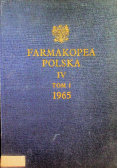 Farmakopea Polska Tom I