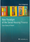 New Paradigm of the Social Housing Finance