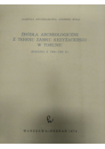 Źródła archeologiczne z terenu zamku krzyżackiego