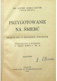 Przygotowanie na śmierć 1928 r.