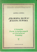 Filozofia słowa Juliana Tuwima