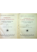 Podręczny słownik geograficzny Tom 1 i 2 około 1927 r.