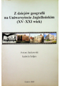 Z dziejów geografii na Uniwersytecie Jagiellońskim