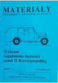 Wybrane zagadnienia łączności armii II Rzeczypospolitej