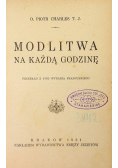 Modlitwa na każdą godzinę 1931 r.