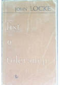 List o tolerancji
