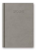 Kalendarz 2025 B6 dzienny vivella szary