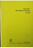 Slavica Wratislaviensia LXXVI