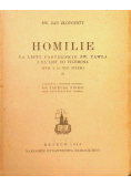 Homilie Na listy św Pawła Tom 8 1949 r.