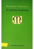 O refleksję konkretną