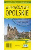 Województwo opolskie mapa administracyjno-turystyczna
