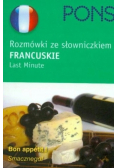 Pons rozmówki ze słowniczkiem francuskie