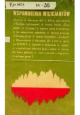 Wspomnienia milicjantów