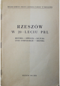 Rzeszów w 20-leciu PRL