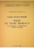 Wstęp do teorii rekreacji
