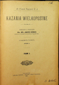 Kazania Wielkopostne Tom I 1906 r.