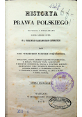 Historya prawa polskiego 1850 r.
