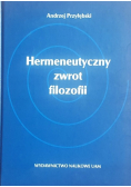 Hermeneutyczny zwrot filozofii