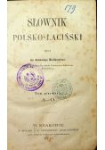 Słownik polsko łaciński 1866 r