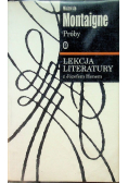 Próby Lekcja literatury z Józefem Henem