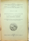 Spostrzeżenia Geologiczne z Karpat Środkowych 1930r.