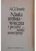 Nauka średniowieczna i początki nauki nowożytnej tom 1