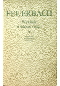 Feuerbach Wykłady o istocie religii