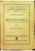 Mechanika w zakresie szkół akademickich 1950r