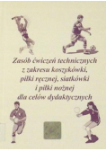 Zasób ćwiczeń technicznych z zakresu koszykówki piłki ręcznej siatkówki i piłki nożnej dla celów dydaktycznych