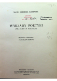 Wykłady poetyki Praecepta poetica