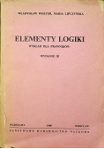 Elementy logiki wykłady dla prawników