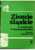 Ziemie śląskie w granicach II Rzeczypospolitej