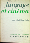 Langage et cinema