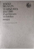 Warszawa 1944 1980  Z archiwum architekta  Mapy