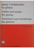 Gamy i trójdzwięki na gitarę