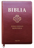 Biblia pierwszego Kościoła z paginat. burgundowa