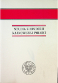 Studia z historii najnowszej Polski