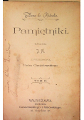 Płocka Pamiętniki Tom II, 1898 r.