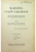 Kazania o najświętszym sakramencie 1910 r