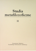 Studia metafilozoficzne II