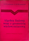 Algebra liniową wraz z geometrią wielowymiarową