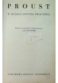 Proust w oczach krytyki światowej