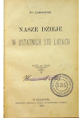 Nasze dzieje w ostatnich stu latach 1895 r.
