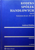 Kodeks spółek handlowych Komentarz Tom 2