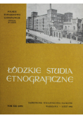 Łódzkie studia etnograficzne Tom XXI