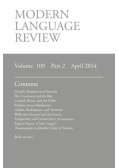 Modern Language Review (109