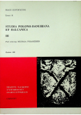 Studia Polono Danubiana et Balcanica III