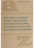Geological dictionary Słownik Geologiczny