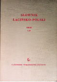 Słownik Łacińsko - Polski Tom III