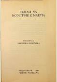 Trwali na modlitwie z Maryją